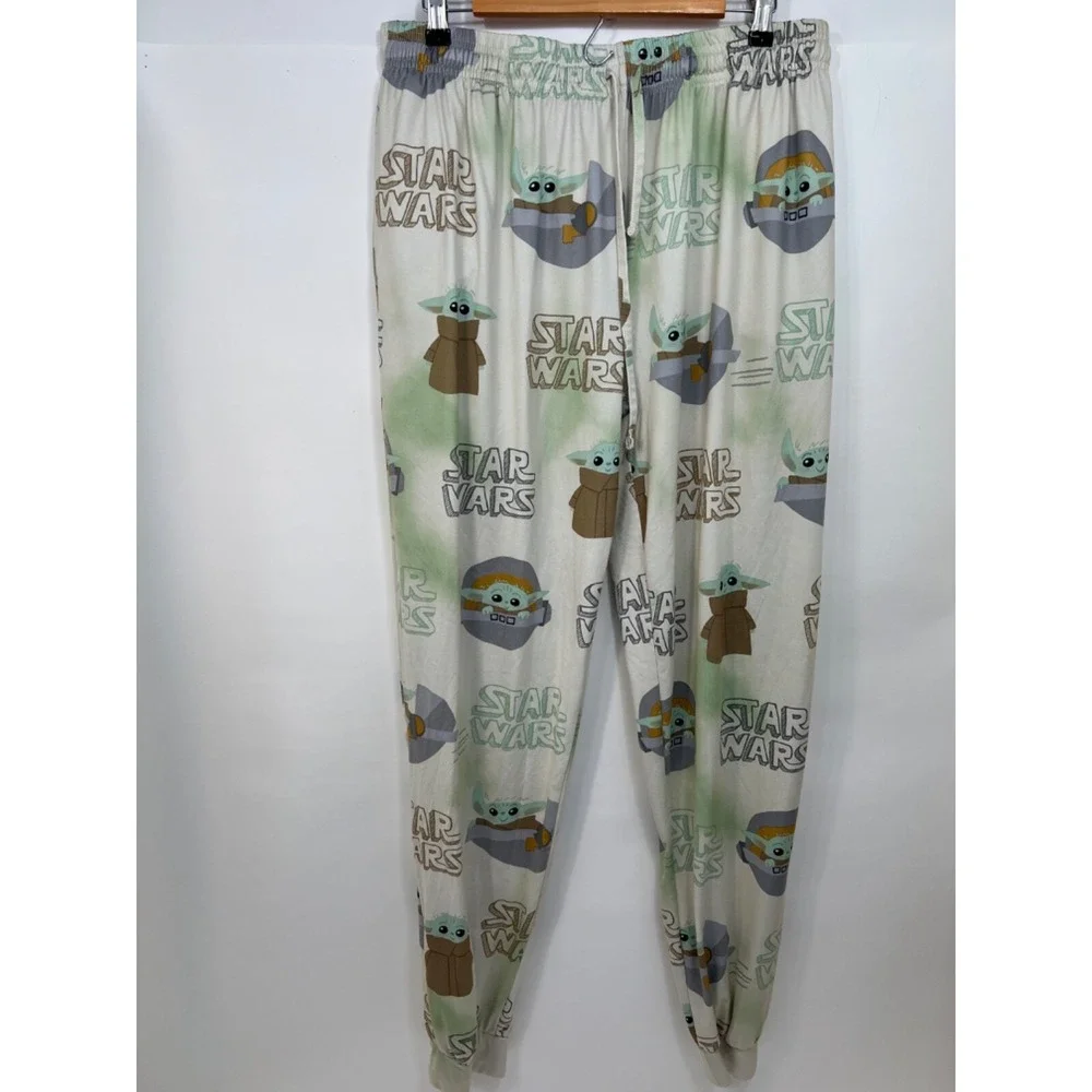 Star Wars Baby Yoda‎ The Mandalorian Pajama Jogger Lounge Pant PJs Mens Size XL